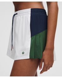 lululemon - Court Champ Side-Pleat High-Rise Tennis Short 3" - Lyst
