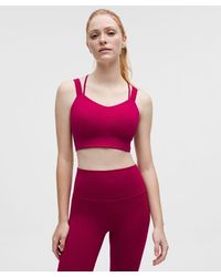 lululemon - – Like A Cloud Longline Sports Bra Light Support, D/Dd Cup – – Size 10 - Lyst