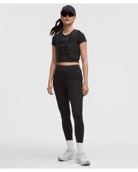 lululemon - – Fast And Free High-Rise 1-Pocket Tight Leggings Evolve – 25" – – Size 4 - Lyst