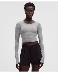 lululemon - Swiftly Tech Cropped Long-Sleeve Shirt 2 - Lyst