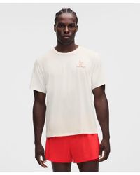 lululemon - Mile Maker Mesh Short-Sleeve Shirt - Lyst