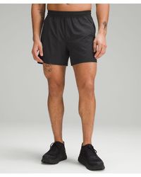 lululemon - Pace Breaker Linerless Shorts - 5" - Color Black - Size L - Lyst