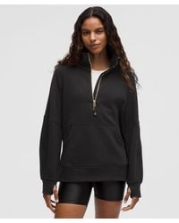 lululemon - – Scuba Oversized Funnel-Neck Half Zip Sweatshirt Long – – Size Medium/Large - Lyst
