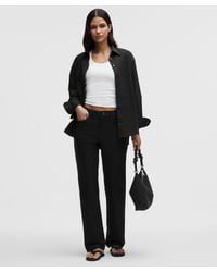 lululemon - Woven Relaxed-Fit Button-Up Shirt - Lyst
