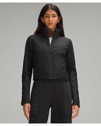lululemon - Softmatte Insulated Cropped Jacket - Color Black - Size 0 - Lyst