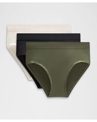 lululemon - – Underease High-Rise Bikini Underwear 3 Pack – – Size Large - Lyst