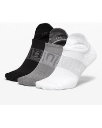 lululemon - Power Stride Tab Socks 3 Pack - Color White/grey/black - Size L - Lyst