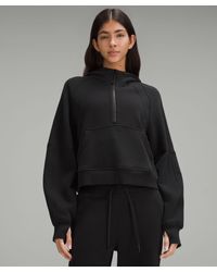 Lululemon Scuba Oversized Half-Zip Hoodie - black, xs/s, Women's Fashion,  Clothes on Carousell