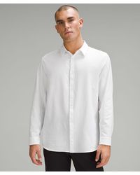 lululemon - New Venture Classic-fit Long-sleeve Shirt - Color White - Size L - Lyst
