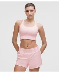 lululemon - – Energy Longline Sports Bra Medium Support, B–D Cups – – Size 14 - Lyst