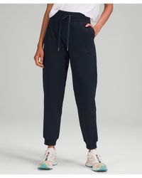 lululemon athletica Scuba High-rise French Terry Jogger - Blue