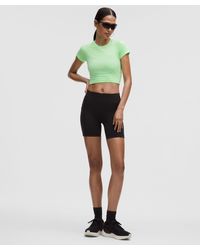 lululemon - Swiftly Tech Cropped Short-Sleeve Shirt 2 - Lyst