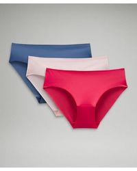 lululemon - Invisiwear Mid-rise Bikini Underwear 3 Pack - Lyst