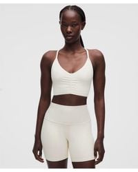 lululemon - Flow Y Ruched Bra - Lyst