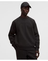 lululemon - – Cotton Fleece Oversized Crew Sweatshirt Slnsh Collection – – Size Large - Lyst