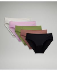lululemon - Invisiwear Mid-rise Bikini Underwear 5 Pack - Lyst