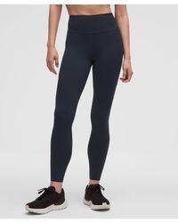 lululemon - Fast And Free High-rise Tight Leggings Pockets - 28" - Color Blue - Size 8 - Lyst