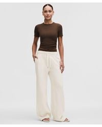lululemon - – Scuba Mid-Rise Wide-Leg Pants Regular – – Size Large - Lyst