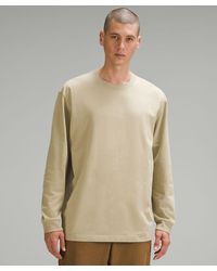lululemon - – Heavyweight Jersey Long-Sleeve Shirt – Color Khaki – - Lyst