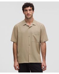 lululemon - – Lightweight Camp Collar Button-Up Shirt Pocket – – Size Small - Lyst