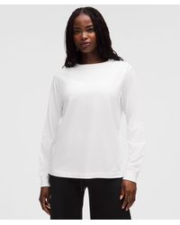 lululemon - All Yours Organic Cotton Long-Sleeve Shirt - Lyst