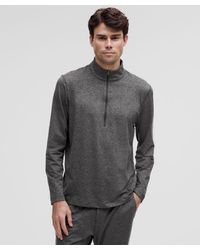lululemon - – Soft Jersey Half Zip Long-Sleeve Top – – Size Large - Lyst