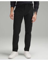 lululemon - Abc Slim-fit Trousers 34"l Stretch Cotton Versatwill - Lyst