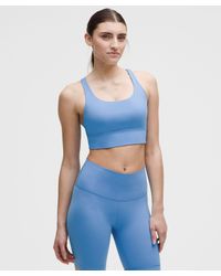 lululemon - – Energy Longline Sports Bra Medium Support, B–D Cups – – Size 14 - Lyst