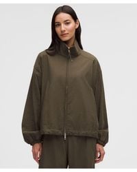 lululemon - – Lululinen Funnel-Neck Jacket – – Size Large - Lyst