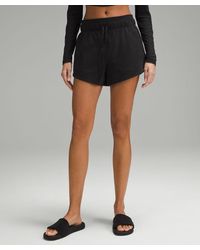 lululemon - Inner Glow High-rise Shorts - 3" - Color Black - Size 10 - Lyst