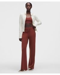 lululemon - – Groove Wide-Leg High-Rise Pants Regular – – Size 4 - Lyst
