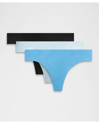lululemon - – Invisiwear Mid-Rise Thong Underwear 3 Pack – – Size Large - Lyst