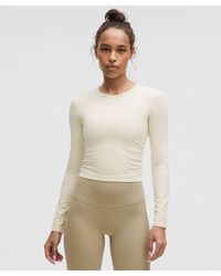 lululemon - All It Takes Back-Twist Ribbed Long-Sleeve Shirt - Lyst