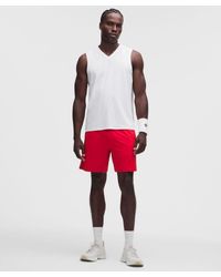 lululemon - – Mesh-Panelled Tennis Shorts – 7" – /Neon – Size Large - Lyst