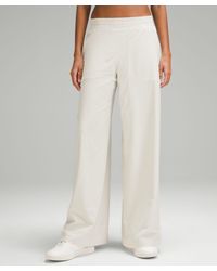 lululemon - Swift Mid-rise Wide-leg Pants Full Length - Color White - Size 0 - Lyst