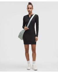 lululemon - All Aligned Ribbed Long-Sleeve Henley Dress - Lyst