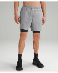 lululemon - License To Train Lined Shorts - 7" - Color Grey - Size 3xl - Lyst