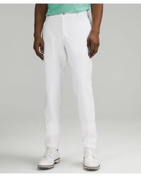 lululemon - Stretch Nylon Classic-tapered Golf Trousers - 32" - Color White - Size 30 - Lyst