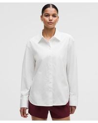 lululemon - Woven Relaxed-Fit Button-Up Shirt - Lyst