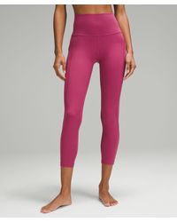 lululemon - Align High-rise Crop Leggings With Pockets - 23" - Color Pink - Size 0 - Lyst