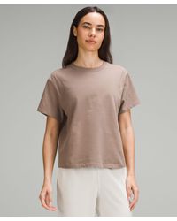 lululemon - Relaxed-fit Cotton Jersey T-shirt - Lyst