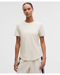 lululemon - Love Curved-Hem Crewneck T-Shirt - Lyst