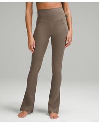 lululemon - Align High-rise Ribbed Mini-flared Pants Extra Short - Color Brown - Size 0 - Lyst