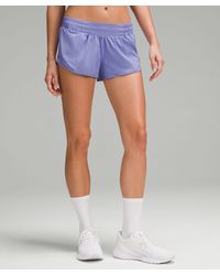 lululemon - Hotty Hot Low-rise Lined Shorts - 2.5" - Color Purple - Size 6 - Lyst
