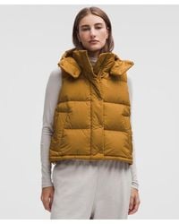 lululemon - – Wunder Puff 644-Down-Fill Cropped Vest – – Size 4 - Lyst