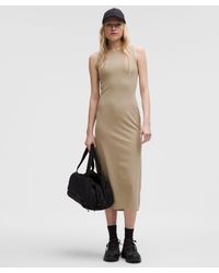 lululemon - All Aligned Ribbed Midi Dress - Lyst