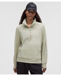 lululemon - Scuba Oversized Funnel-Neck Half Zip - Lyst