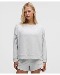 lululemon - Becalm Oversized Boatneck Long-Sleeve Shirt - Lyst