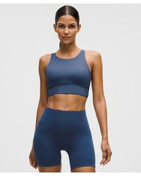 lululemon - – Energy High-Neck Longline Sports Bra Evolve Medium Support, B-D Cups – – Size 6 - Lyst