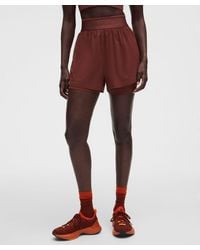 lululemon - License To Train Super-High-Rise Lined Short 3.5" - Lyst